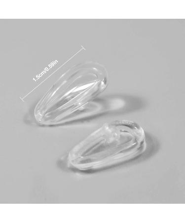 Nasal Pads Glasses Repair Set - 10 Pairs Silicone Non-Slip Nose Pads Screws Tweezers & Cleaning Cloth for Glasses International Shipping Available - Buy Online on GoSupps.com