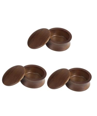 Beavorty 3 pieces of shaving butter for men shaving bowls for men shaving soap bowl men-shaving bowl travel cremes men's soaps razor cream bowl set shaving brush man