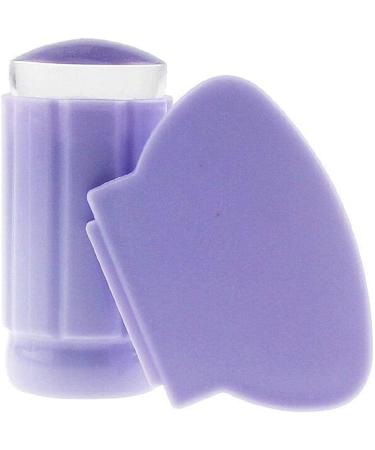 Zhongjiuyuan 2 Set Silicone Nail Stamp Kit | Transparent Jelly Stamp Scraper & Manicure Tools for Perfect Nail Art - Buy Online on GoSupps.com