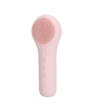 Electric Face Cleansing Brush Vibration Heating Silicone Facial Deep Cleansing Brush for Improved Skincare