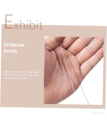 Mipcase 2pcs Eyebrow Positioning Line Digital Ruler White T Tool Eyebrow Mapping Ruler Make up Reliable - Buy Online on GoSupps.com