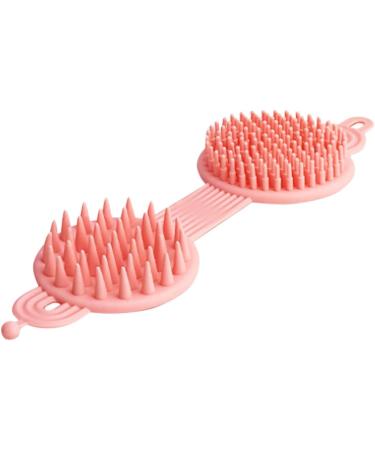 Fomiyes 4-Piece Soft Scalp Massage Shampoo Brush Set - Pink Hair Care & Bathing Tool for Ultimate Relaxation - Buy Online on GoSupps.com