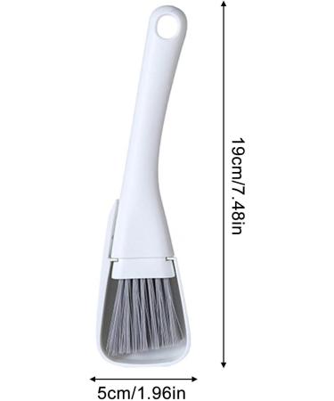 Tub Scrubber - 2 in 1 Tile Tub Scrubber Brush with Dustpan Cleaner Brush Kitchen Supplies for Cleaning Bathroom Shower Tile Grey - Buy Online on GoSupps.com
