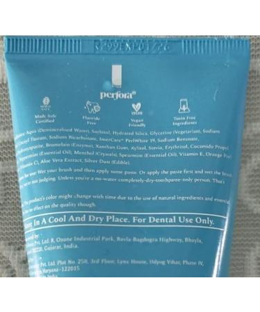 Teeth Whitening Toothpaste - 150g SLS Free Vegan-Friendly Gel for Kids & Adults No Artificial Sweeteners Fresh Mint Flavor - Made Safe Certified - Buy Online on GoSupps.com