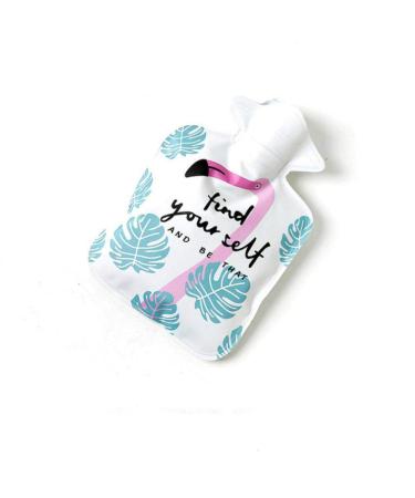 Heat bottle with reference winter mini hot water bag cartoon pattern heat bottles lady kids gifts physiological period warm aceessories white