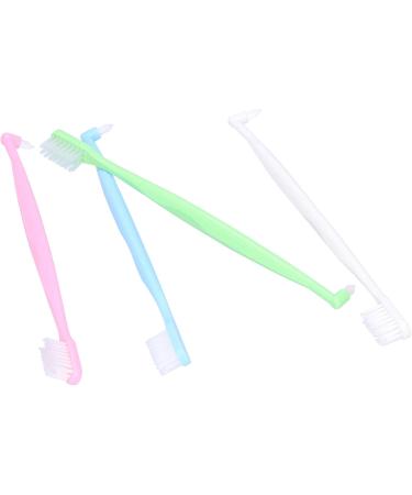ZJchao Toothbrush Set - 4pcs Double Ended Interspace Brushes for Braces & Detail Cleaning - Soft Manual Toothbrush for Teeth Care - Buy Online on GoSupps.com