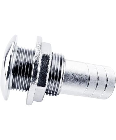 EEYAD 316 Stainless Steel Boat Thru-Hull Fitting Drain - 3/4 I.D. Hose Compatible - Buy Online on GoSupps.com