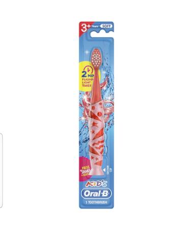 Oral-B Kids Electric Toothbrush  Includes Timer With Lights  Pink