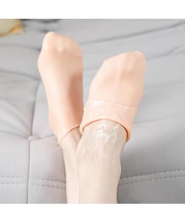BOKIOESDE 2a Set of 2 Seasonal Universal Feet Care Tools Soft Delicate and Comfortable 3. Flexibility Silica Gel Silicone Socks Colour of Skin One Size fits All Colour of Skin One size fits all - Buy Online on GoSupps.com