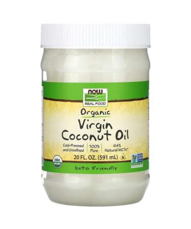 NOW Organic Virgin Coconut UnRefined 591ml