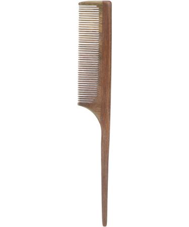 Handmade Sandalwood Rat Tail Comb for Hair Beard Prevents Tangles Relieves Scalp Irritation Round Teeth Dense Comb Teeth - Buy Online on GoSupps.com