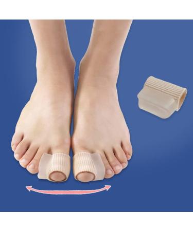 MOTTDAM Bunion Corrector 6pcs - Thick Silicone Toe Separators with Fabric Sleeve for Bunion Relief and Toe Discomfort - Buy Online on GoSupps.com