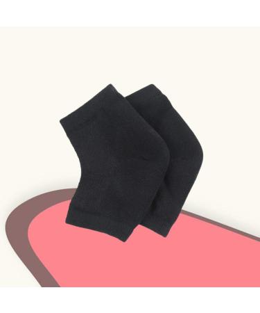  Beaupretty Moisturizing Heel Socks - Spa Treatment for Dry Cracked Feet | Black Cracked Heel Socks for Women  - Buy Online on GoSupps.com