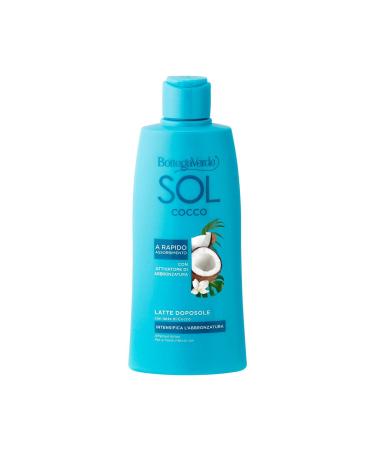 Bottega Verde Bottega Verde - SOL Coco After Sun Body Milk 200 ml Moisturizing and Refreshing Enriched with Coconut Carrot and Papaya Intensifies Tan Fast Absorption for All Skin Types