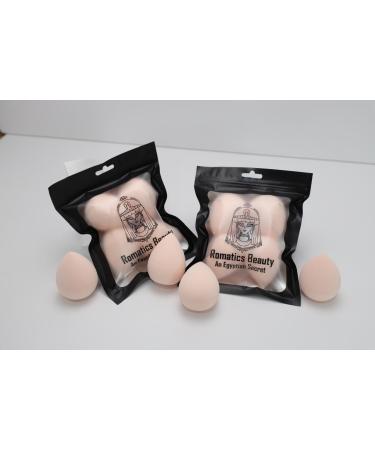 Buy Romatics Beauty Sponge - Premium Makeup Blending Sponges Set (4 Pcs) - Latex Free Cruelty Free Vegan - Perfect for Flawless Face Foundation - Buy Online on GoSupps.com