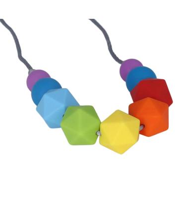 Silicone Baby Teething Necklace - Food Grade, Environmental Friendly, High Flexibility - Vibrant Colors - Style 1 - Buy Online on GoSupps.com