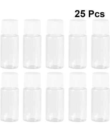 FRCOLOR 25pcs Mini Sample Bottles 10ml/0.33oz Refillable Transparent Toiletry Liquids Shampoo Lotion Bottles Containers Dispenser for Cosmetic Sample - Buy Online on GoSupps.com