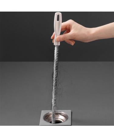 Flexible 60CM Sink Cleaning Pipe Brush for Bathroom & Kitchen - Unblocker & Overflow Cleaner - White - Buy Online on GoSupps.com