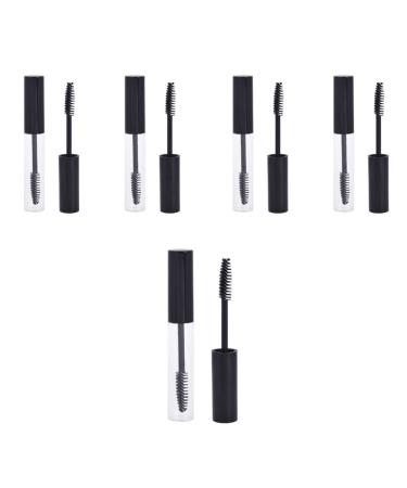 POPETPOP 5pcs Mascara Brush Empty Bottle Tube Technology Mascara Refillable Bottle Eyelash Portable Bottle