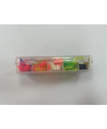QualyQualy Rubber Trout Fishing Lures - A-40 Pieces 5.7 cm | Artificial Bait for Zander & Perch - Freshwater & Saltwater Fishing - Buy Online on GoSupps.com
