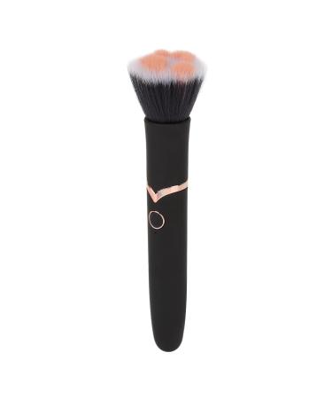 Makeup Brush Electric Makeup Brush 10 Gears Vibration Face Brushes Blush Makeup Brushes Loose Powder Brush Shadow Brush Electric Vibrating Makeup Brushes Black