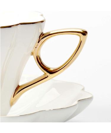 Ceramic Coffee Cup and Saucer Set Lead-Free Non-Toxic Wear-Resistant Home Kitchen Office (Color : A) B - Buy Online on GoSupps.com