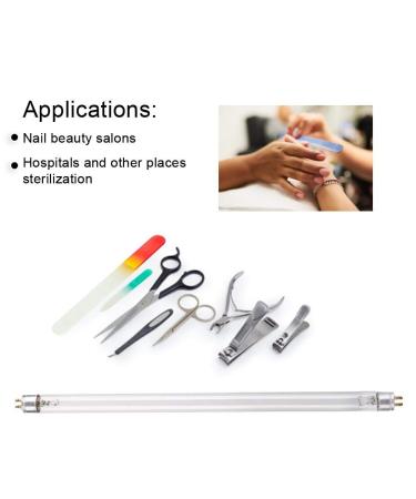 8W UV Lamp Tube Bulb for Nail Art | UV Sterilization Tube for Beauty Salons - International Shipping Available - Buy Online on GoSupps.com