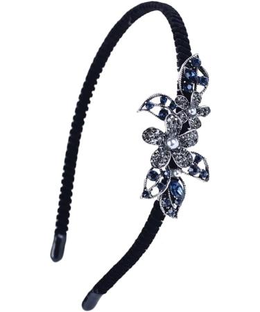 FRCOLOR Embellished Headband Crystal Rhinestones Fashion Headband Women Rhinestone Flower Headband Wedding Party Hair Hoop Band Hairband Headwear Flower Hair Accessories Color 4 - Buy Online on GoSupps.com