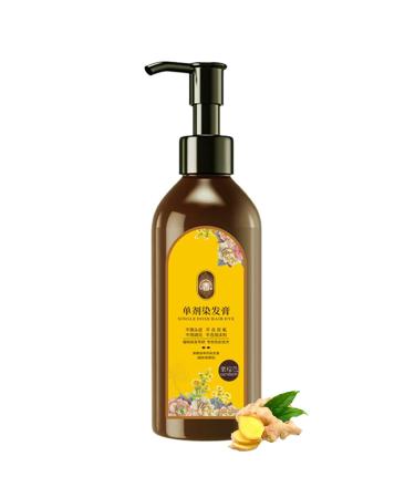 Standing Hair ColorNatural Shampoo Hair Dye Plantbased Cream with Three Classic Colors Chestnut brown coloring