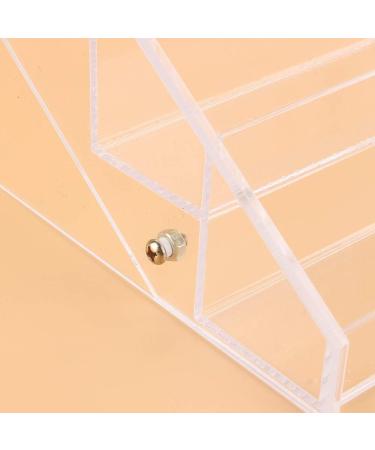 EVTSCAN Latest Acrylic Lipstick Jewelry Display Stand Nail Polish Rack 5 Clear Layers Makeup Cosmetic - Buy Online on GoSupps.com