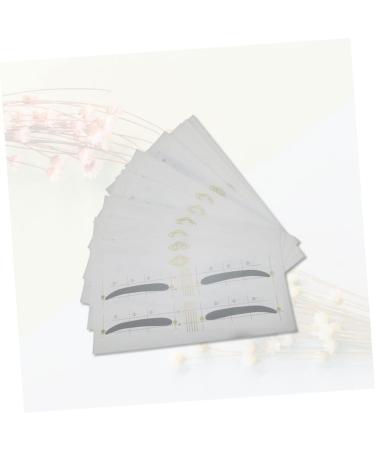POPETPOP 24 Pcs 48 Eyebrow Template Sticker Eyebrow Stencils Stickers Makeup Tools Eyebrow Trimming - Buy Online on GoSupps.com