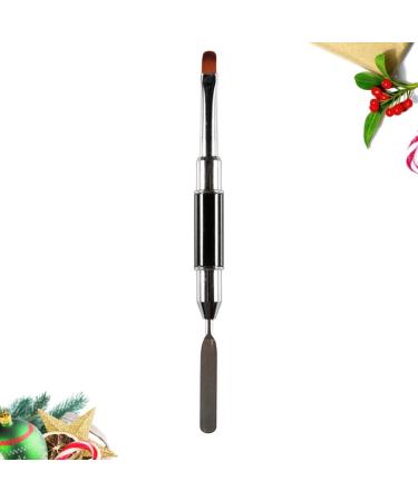 Housoutil Nail Art Pen Nail Painting Brush Poly Nail Gel Brush Gel Nail Art Carving Pen Gel Nail Tool Nail Pusher Scraper Nail Art Tips Builder Brush Nylon Brush Dual Purpose - Buy Online on GoSupps.com