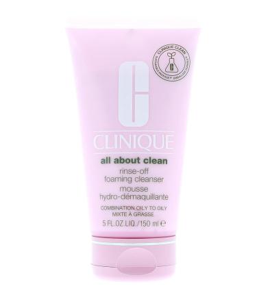 Clinique Rinse Off Foaming Cleanser 150ml/5oz - Women's Facial Cleanser - Buy Online on GoSupps.com