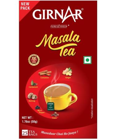 Girnar kesari masala th (25 sachets de th ) - Buy Online on GoSupps.com