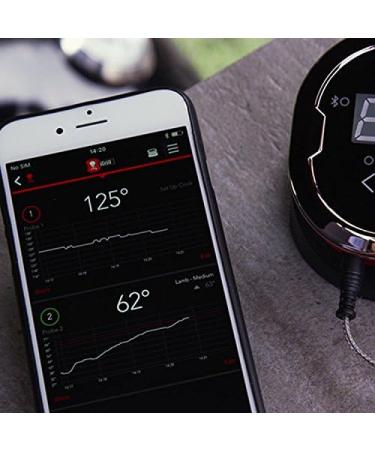 Weber Igrill 2 - Intelligent Bluetooth Meat Thermometer | 4 Connections Smartphone App Control Magnetic Holder | Best Grill Thermometer (7221) - Buy Online on GoSupps.com