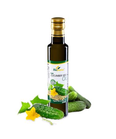 Biopurus Certified Organic Cold Pressed Cucumber Seed Oil 250ml