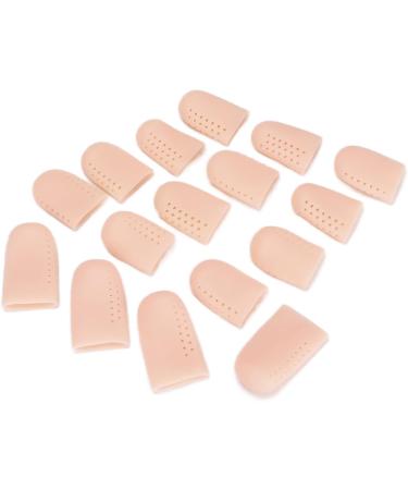 16-Pack Toe Cover Caps | Breathable Gel Sleeve for Ingrown Toenails & Toe Pain Relief - Buy Online on GoSupps.com