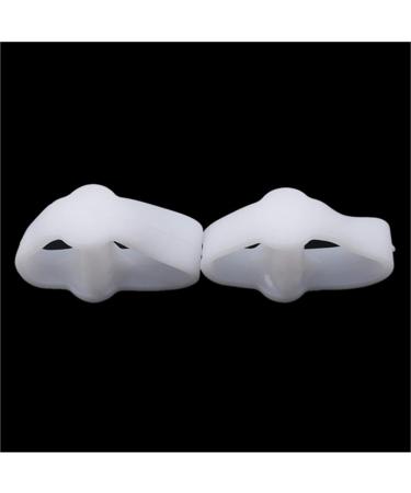 Bunion Corrector Toe Separator Valgus Corrector - 2 Rings Spacer for Overlapping Toe Bunions (White) - Buy Online on GoSupps.com