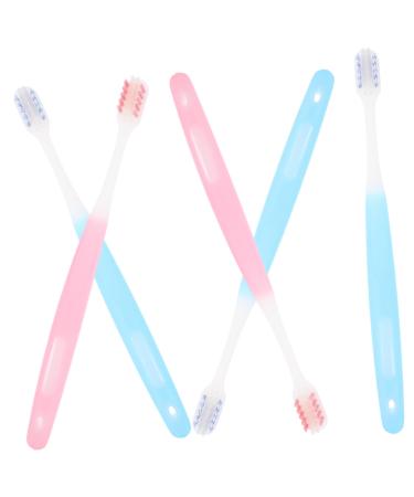Hapinary 5 pieces Small head soft toothbrush practical toothbrush wear -resistant toothbrush portable brush travel supply household toothbrush household toothbrush
