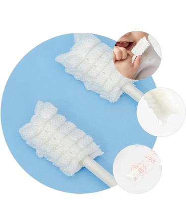 Kisangel 60 STK Baby Tongue Brush & Toothbrush - Disposable Gauze Cleaning Brush for Infants - Soft Mouth Care & Hygiene Tool - Buy Online on GoSupps.com