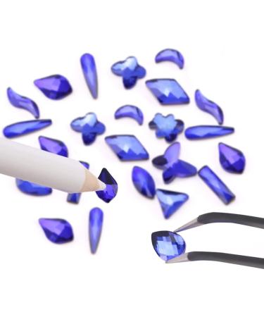 120 Pieces Flatback Rhinestones for Crafts Nail Gems Gemstones Crystals Jewels Craft Glass Diamonds Stones Bling Bedazzler Kit with Tweezers and Picking Pen 12 Colors 12 Shapes Rhinestones for - Buy Online on GoSupps.com