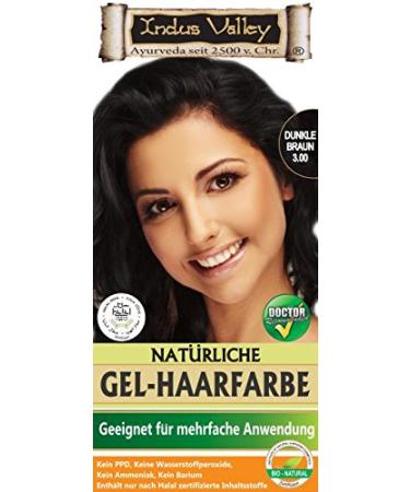 Indus Valley Natural Gel Hair Dye Dark Brown