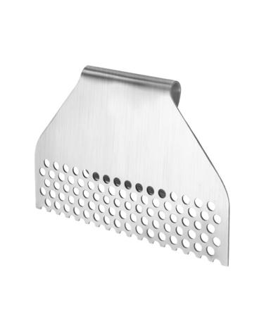 Baking Fence for Grill Outdoor Cooking Food Prevents Falling Stainless Steel BBQ Frying Protector Black Stone Flat Stainless Steel