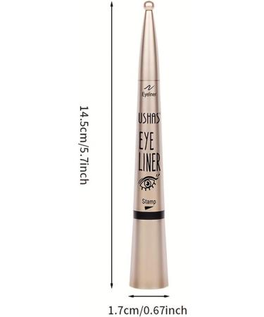 Waterproof Eyeliner Dual Head Smudge-Proof Makeup Tool for Eyes Eyeliner Stamp Tool for Stage Performance Dating Shopping Outgoing Pochy - Buy Online on GoSupps.com