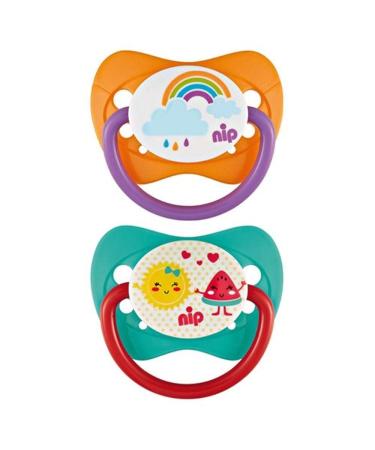 Nip Pacifier for Girls - Silicone 5-18 Months International Shipping Available - Buy Online on GoSupps.com