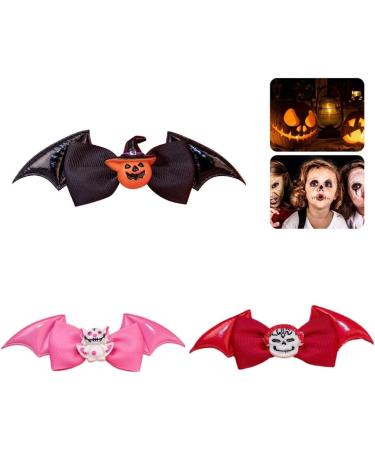 Limtula Girls Hair Clips Gothic Halloween Cosplay Devil Wing Hairpin Headwear Punk Hair Jewelry Unique Black Headwear Pink - Buy Online on GoSupps.com