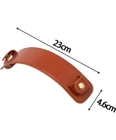 Qialexicon Leather Shoulder Strap Pad Thick Detachable Handle Wrap Pad for Handbag Purses brown - Buy Online on GoSupps.com