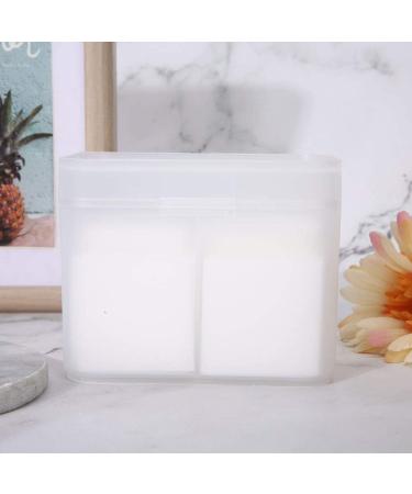  Stylebest 2-Grid Nail Art Storage Box Organizer Container with Transparent Lid for Nail Polish Remover Pads Beads Beauty Salon - Buy Online on GoSupps.com