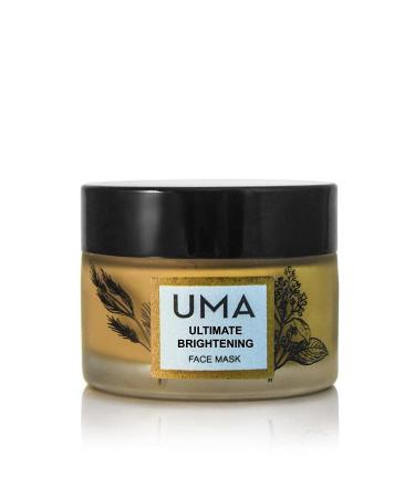 UMA Ultimate Brightening Face Mask provides hydration to dry dull and aging skin for instant radiance | 100% Ayurvedic and Organic vegan and Cruelty-free I (1.7 oz)