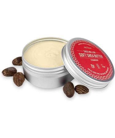 Akoma - Shea Million - (Soft Raw Shea Butter) scented with Luxurious Strawberry - 150ml - Buy Online on GoSupps.com